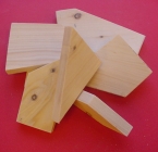 Nonfigurative wooden puzzle