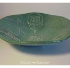 Making a bowl out of clay (group work)