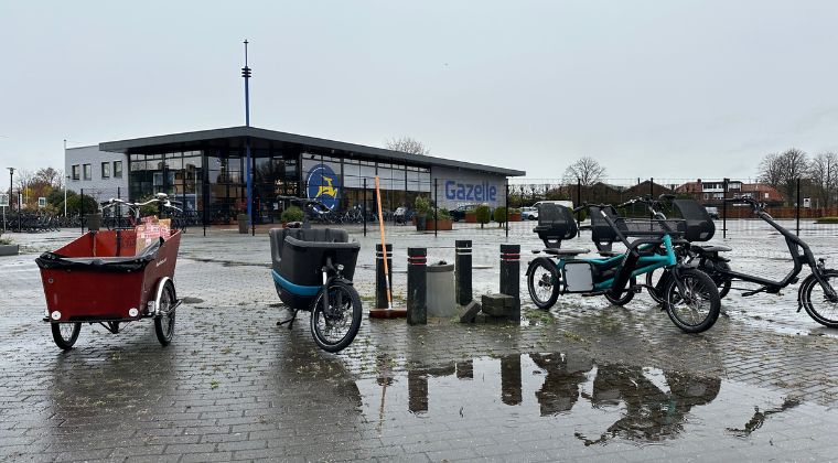 In welke bocht de fietser zich moet wringen