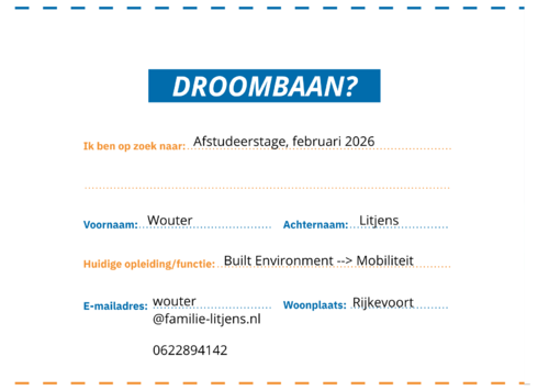 Droombaan? Droombaan!