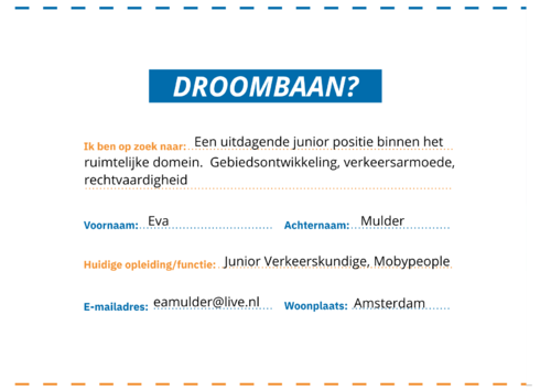 Droombaan? Droombaan!