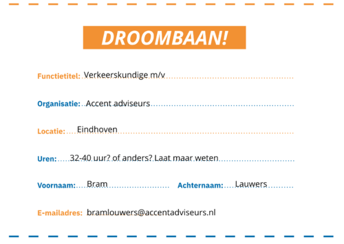 Droombaan? Droombaan!