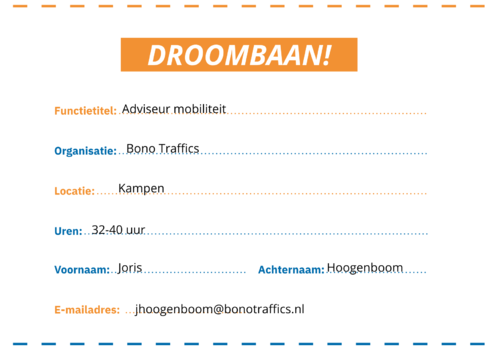 Droombaan? Droombaan!