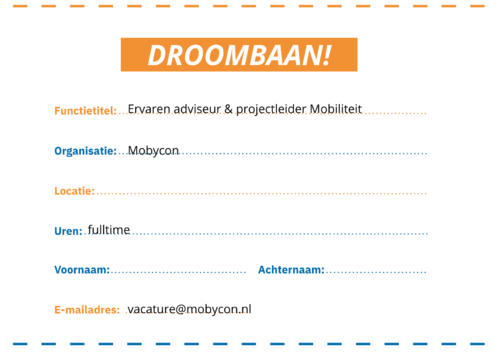 Droombaan? Droombaan!